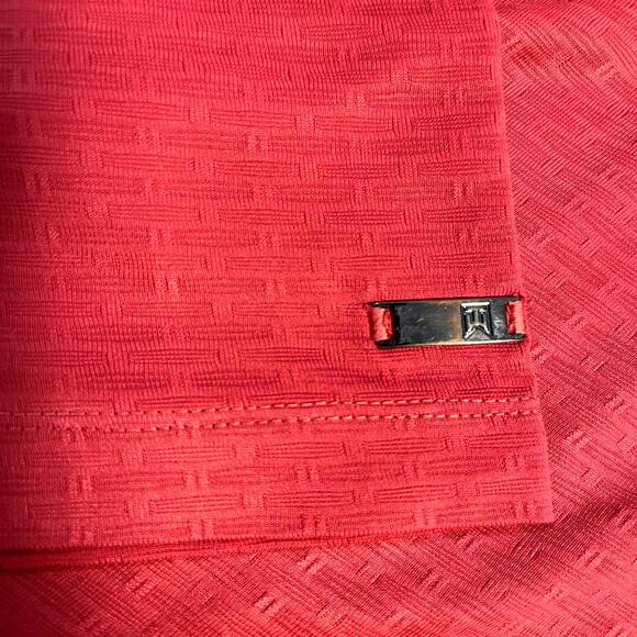 Nike Fit-Dry Performance Polo 90's Y2K Golf Tiger Woods Collection Men's L Red - Picture 4 of 10